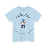Coldplay Inspired Unisex Heavy Cotton Tee - Music Tee, Band T-Shirt, Concert Outfit, Music Lover Gift, Casual Wear