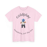 Coldplay Inspired Unisex Heavy Cotton Tee - Music Tee, Band T-Shirt, Concert Outfit, Music Lover Gift, Casual Wear