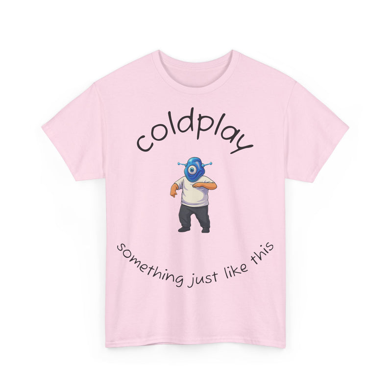 Coldplay Inspired Unisex Heavy Cotton Tee - Music Tee, Band T-Shirt, Concert Outfit, Music Lover Gift, Casual Wear