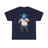 Whimsical Alien Graphic Tee for Casual Wear, Unisex Cotton T-Shirt, Fun Gift for Sci-Fi Lovers, Unique Everyday Wear, Cool Graphic Design