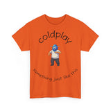Coldplay Inspired Unisex Heavy Cotton Tee - Music Tee, Band T-Shirt, Concert Outfit, Music Lover Gift, Casual Wear