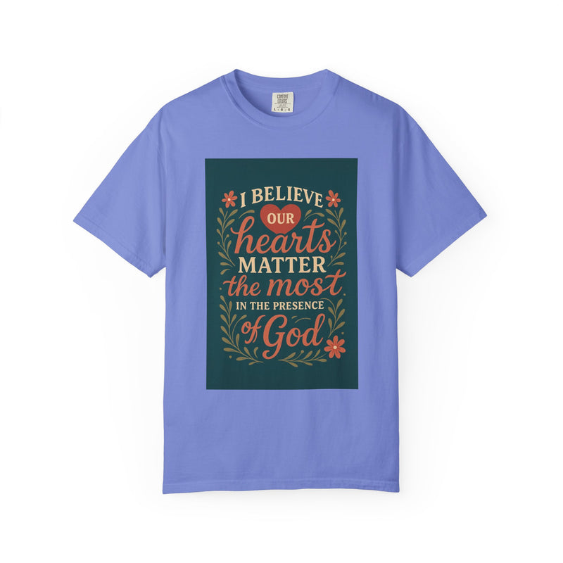 Inspirational god Unisex T-Shirt – Faith, Heartfelt Message, Eco-Friendly, Gift for Religious Occasions, Spiritual Wear, Casual Comfort
