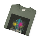 Colorful Enigma Squid Unisex T-Shirt | Vibrant Graphic Tee for Ocean Lovers, Casual Wear, Gift Idea, Festival Attire, Statement Piece