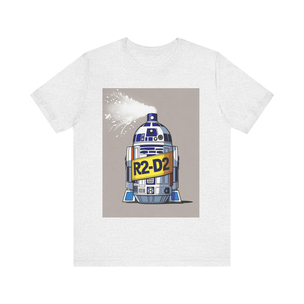 R2-D2 Inspired Unisex Jersey Tee - Fun Graphic Shirt, Space Lover Gift, Nerdy Apparel, Geek Fashion, Birthday Present, Casual Wear