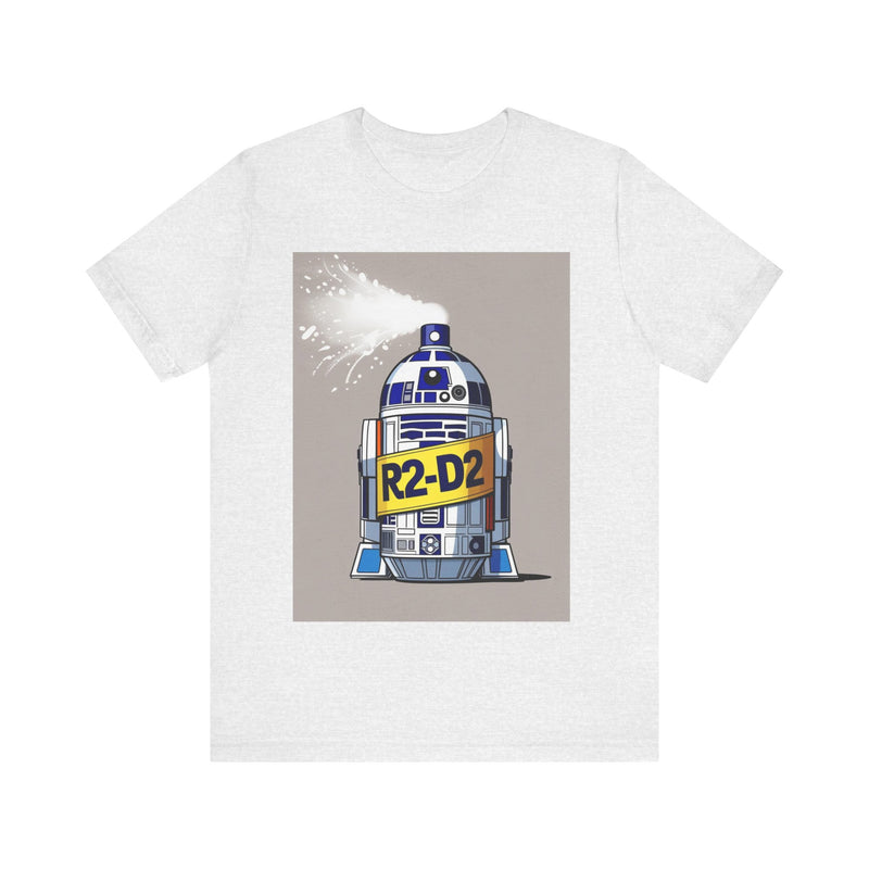 R2-D2 Inspired Unisex Jersey Tee - Fun Graphic Shirt, Space Lover Gift, Nerdy Apparel, Geek Fashion, Birthday Present, Casual Wear