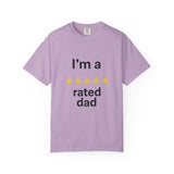 Dad Humor T-Shirt - I'm a Rated Dad Tee for Father's Day, Birthday Gift, Casual Wear, Unisex Apparel, Dad Jokes