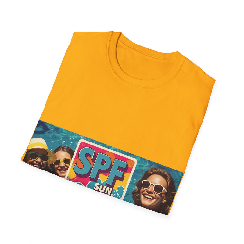 Summer Fun T-Shirt - SPF Pool Party Tee, Beachwear, Vacation Shirt, Gift for Pool Lovers, Unisex Apparel