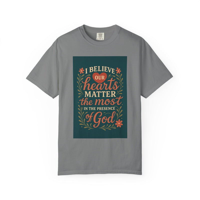 Inspirational god Unisex T-Shirt – Faith, Heartfelt Message, Eco-Friendly, Gift for Religious Occasions, Spiritual Wear, Casual Comfort