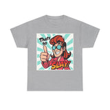 That's So Slay! Unisex Heavy Cotton Tee - Fun Graphic Tee, Gift for Friends, Casual Wear, Celebration Apparel, Trendy Shirt