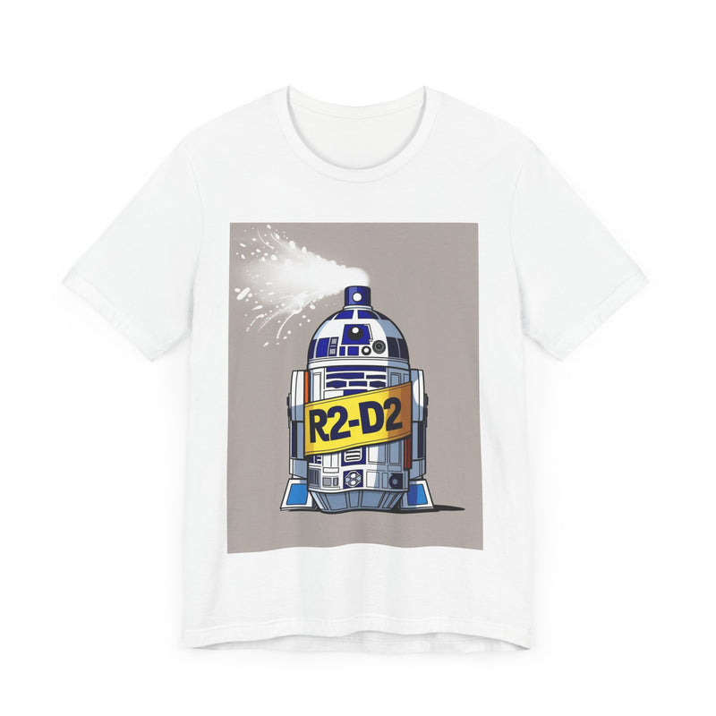 R2-D2 Inspired Unisex Jersey Tee - Fun Graphic Shirt, Space Lover Gift, Nerdy Apparel, Geek Fashion, Birthday Present, Casual Wear