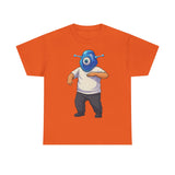 Whimsical Alien Graphic Tee for Casual Wear, Unisex Cotton T-Shirt, Fun Gift for Sci-Fi Lovers, Unique Everyday Wear, Cool Graphic Design
