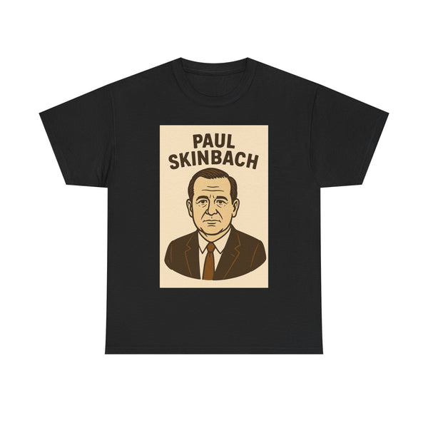Retro Graphic Tee - Paul Skinbach, Vintage Style Shirt, Casual Wear, Gift for Him, Unisex Cotton T-Shirt