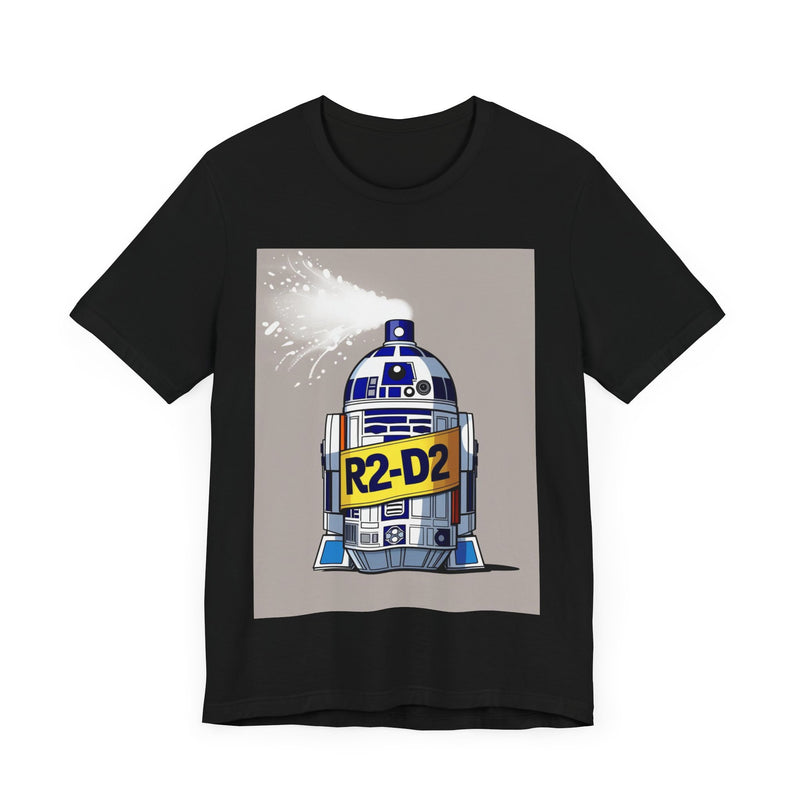 R2-D2 Inspired Unisex Jersey Tee - Fun Graphic Shirt, Space Lover Gift, Nerdy Apparel, Geek Fashion, Birthday Present, Casual Wear