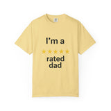 Dad Humor T-Shirt - I'm a Rated Dad Tee for Father's Day, Birthday Gift, Casual Wear, Unisex Apparel, Dad Jokes