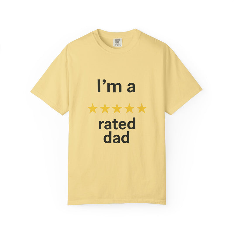 Dad Humor T-Shirt - I'm a Rated Dad Tee for Father's Day, Birthday Gift, Casual Wear, Unisex Apparel, Dad Jokes