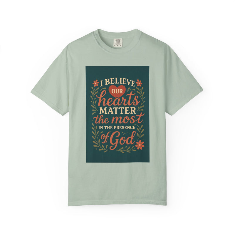 Inspirational god Unisex T-Shirt – Faith, Heartfelt Message, Eco-Friendly, Gift for Religious Occasions, Spiritual Wear, Casual Comfort