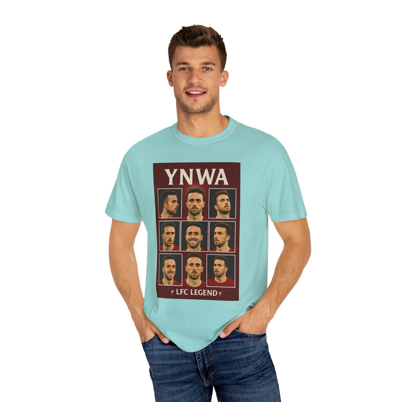 YNWA LFC diogo jota Legend Unisex T-shirt, Garment-Dyed Casual Tee for Fans, Perfect Gift for Soccer Lovers, Sports Apparel, Match Day Wear, Team [...]