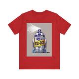 R2-D2 Inspired Unisex Jersey Tee - Fun Graphic Shirt, Space Lover Gift, Nerdy Apparel, Geek Fashion, Birthday Present, Casual Wear