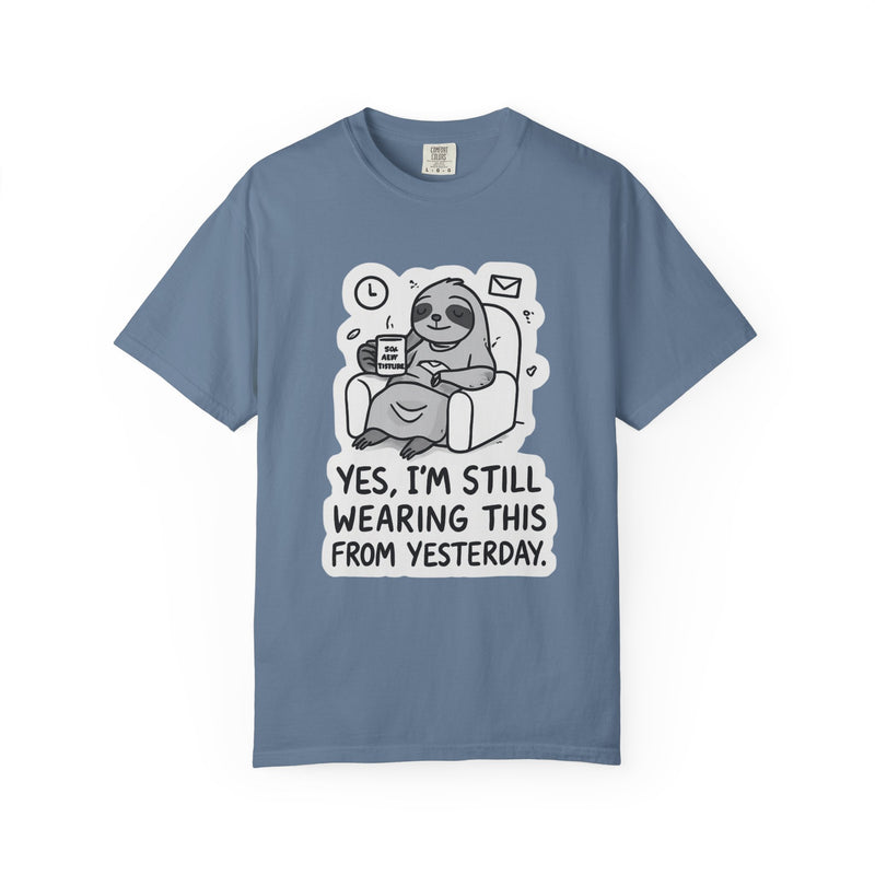 Comfy Sloth T-Shirt - Funny Graphic Tee, Unisex Apparel for Relaxation, Perfect for Lazy Days, Gift for College Students, Outfit Repeater