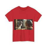 Unisex Heavy Cotton Tee - Playful Nostalgia Shirt, Casual Wear, Gift for Friends, Movie Night, Unique Graphic Tee