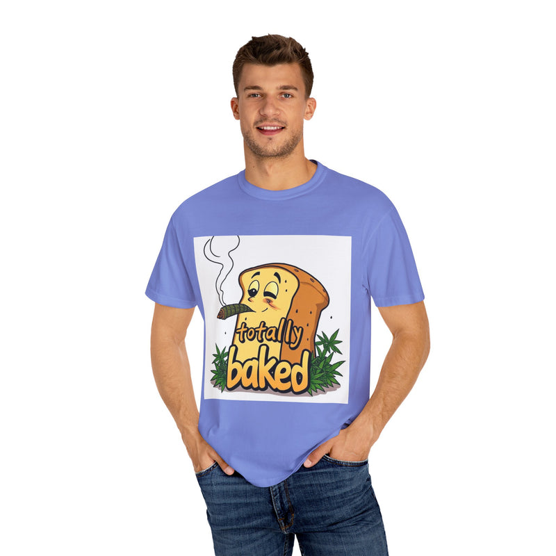 Totally Baked Unisex T-Shirt - Fun, Casual Wear for Stoners, Gift for Friends, High-Quality Cotton Tee, Perfect for 420 Celebrations