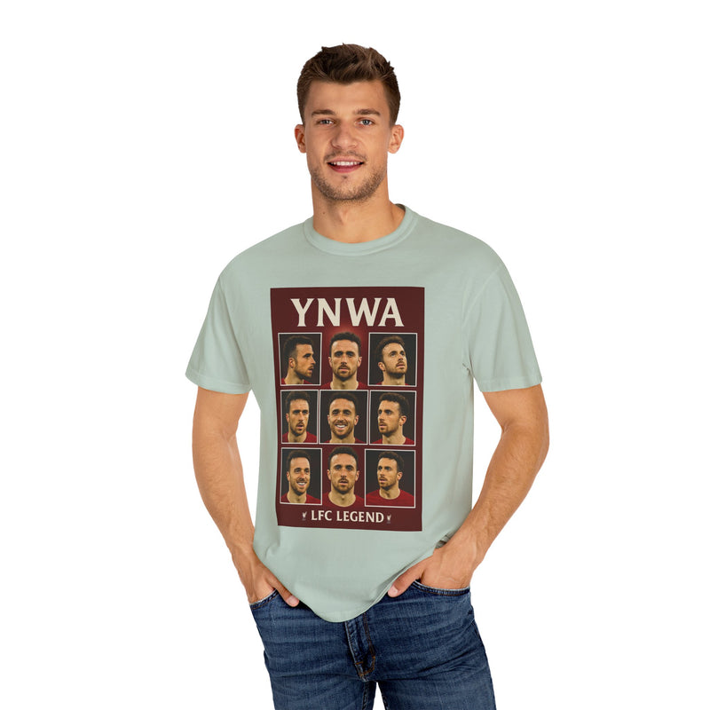 YNWA LFC diogo jota Legend Unisex T-shirt, Garment-Dyed Casual Tee for Fans, Perfect Gift for Soccer Lovers, Sports Apparel, Match Day Wear, Team [...]