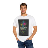 Colorful Enigma Squid Unisex T-Shirt | Vibrant Graphic Tee for Ocean Lovers, Casual Wear, Gift Idea, Festival Attire, Statement Piece