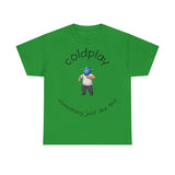 Coldplay Inspired Unisex Heavy Cotton Tee - Music Tee, Band T-Shirt, Concert Outfit, Music Lover Gift, Casual Wear