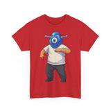 Whimsical Alien Graphic Tee for Casual Wear, Unisex Cotton T-Shirt, Fun Gift for Sci-Fi Lovers, Unique Everyday Wear, Cool Graphic Design