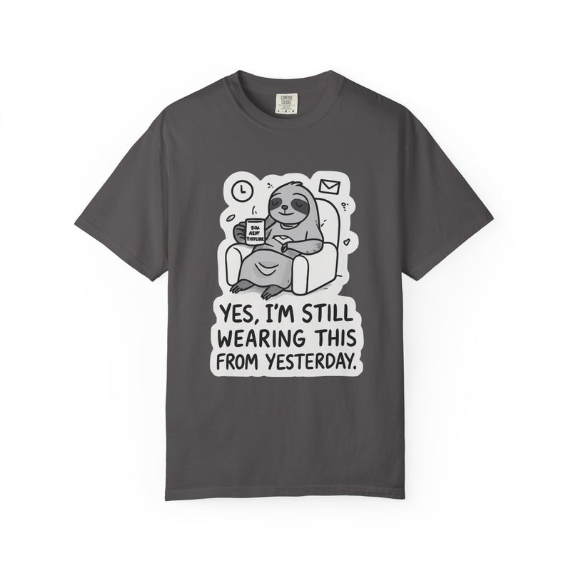 Comfy Sloth T-Shirt - Funny Graphic Tee, Unisex Apparel for Relaxation, Perfect for Lazy Days, Gift for College Students, Outfit Repeater