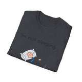 Funny Battery Saving Mode T-Shirt, Unisex Humor Tee, Gift for Friends, Sleepy Shirt, Casual Wear, Unique Graphic Tee