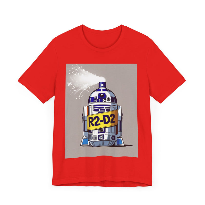 R2-D2 Inspired Unisex Jersey Tee - Fun Graphic Shirt, Space Lover Gift, Nerdy Apparel, Geek Fashion, Birthday Present, Casual Wear