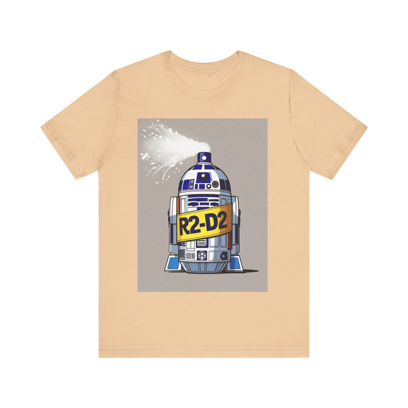 R2-D2 Inspired Unisex Jersey Tee - Fun Graphic Shirt, Space Lover Gift, Nerdy Apparel, Geek Fashion, Birthday Present, Casual Wear