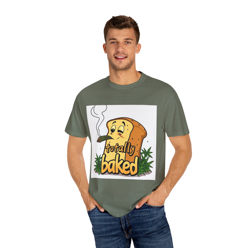 Totally Baked Unisex T-Shirt - Fun, Casual Wear for Stoners, Gift for Friends, High-Quality Cotton Tee, Perfect for 420 Celebrations