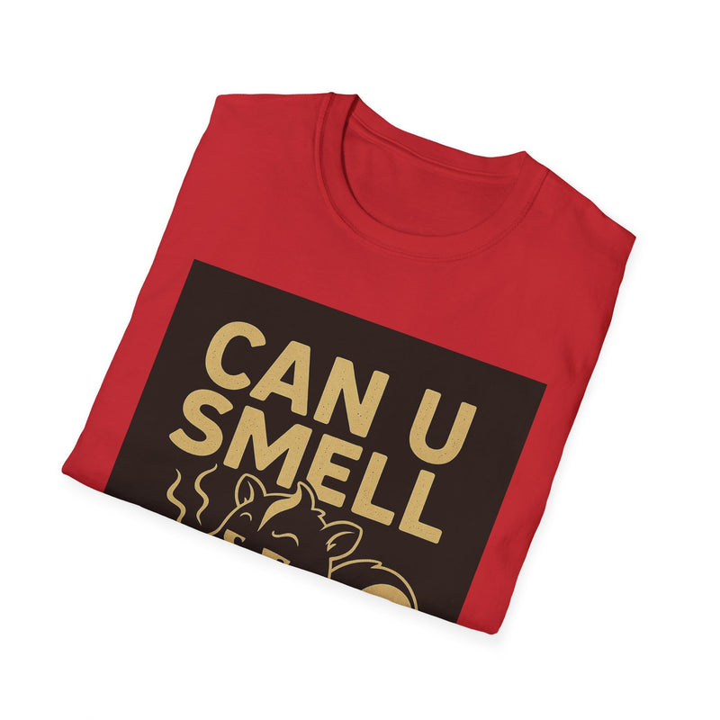 Funny Unisex T-Shirt - Can U Smell That? Cute Animal Graphic Tee for Casual Wear, Gifts, Birthdays, Humor