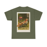 Relaxed Lifter Cotton Tee, Vintage Workout Tee, Unisex Gym Shirt, Casual Fitness Apparel, Gift for Fitness Enthusiasts
