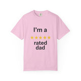 Dad Humor T-Shirt - I'm a Rated Dad Tee for Father's Day, Birthday Gift, Casual Wear, Unisex Apparel, Dad Jokes