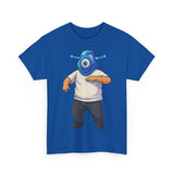 Whimsical Alien Graphic Tee for Casual Wear, Unisex Cotton T-Shirt, Fun Gift for Sci-Fi Lovers, Unique Everyday Wear, Cool Graphic Design