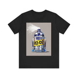 R2-D2 Inspired Unisex Jersey Tee - Fun Graphic Shirt, Space Lover Gift, Nerdy Apparel, Geek Fashion, Birthday Present, Casual Wear