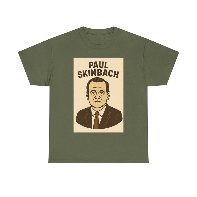 Retro Graphic Tee - Paul Skinbach, Vintage Style Shirt, Casual Wear, Gift for Him, Unisex Cotton T-Shirt