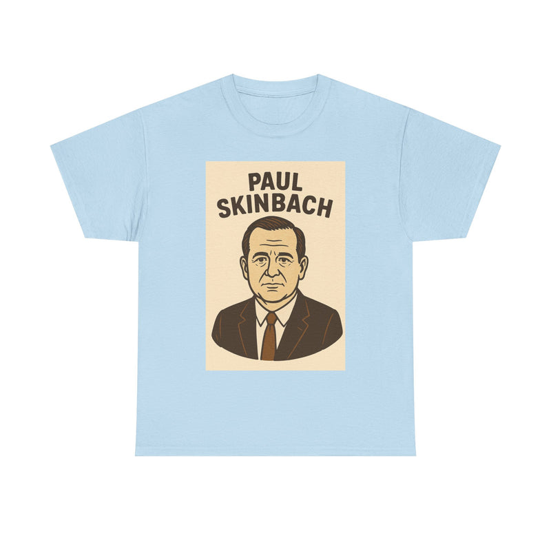 Retro Graphic Tee - Paul Skinbach, Vintage Style Shirt, Casual Wear, Gift for Him, Unisex Cotton T-Shirt