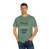Dad Humor T-Shirt - I'm a Rated Dad Tee for Father's Day, Birthday Gift, Casual Wear, Unisex Apparel, Dad Jokes