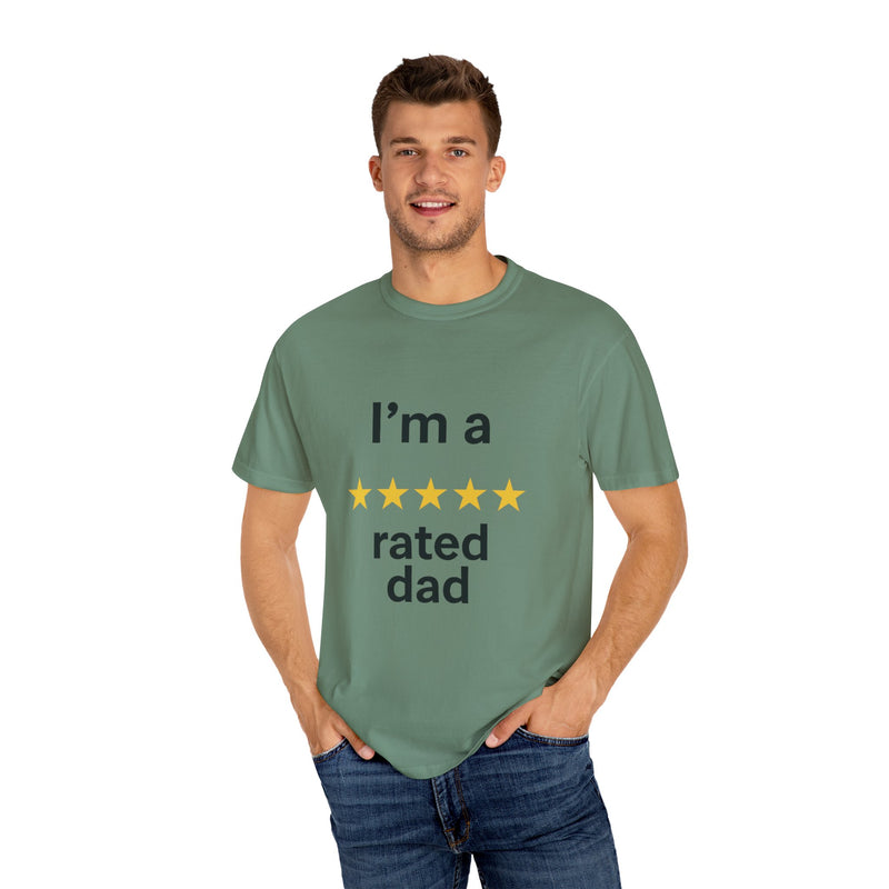 Dad Humor T-Shirt - I'm a Rated Dad Tee for Father's Day, Birthday Gift, Casual Wear, Unisex Apparel, Dad Jokes