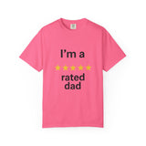 Dad Humor T-Shirt - I'm a Rated Dad Tee for Father's Day, Birthday Gift, Casual Wear, Unisex Apparel, Dad Jokes
