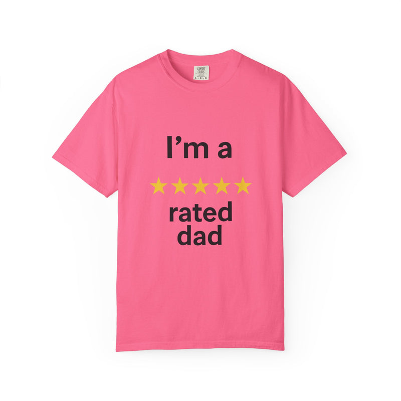 Dad Humor T-Shirt - I'm a Rated Dad Tee for Father's Day, Birthday Gift, Casual Wear, Unisex Apparel, Dad Jokes