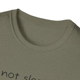 Funny Battery Saving Mode T-Shirt, Unisex Humor Tee, Gift for Friends, Sleepy Shirt, Casual Wear, Unique Graphic Tee