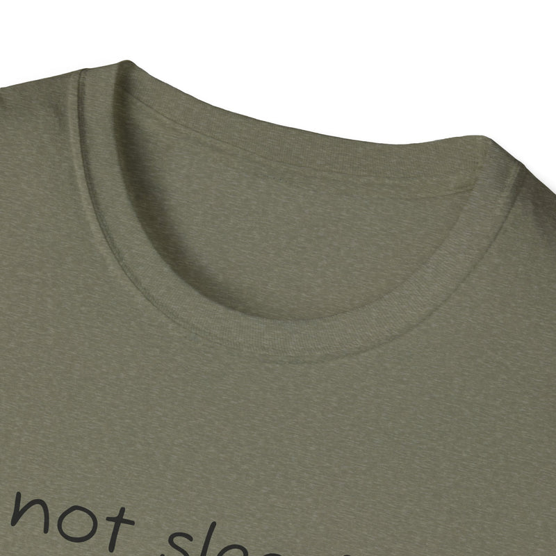 Funny Battery Saving Mode T-Shirt, Unisex Humor Tee, Gift for Friends, Sleepy Shirt, Casual Wear, Unique Graphic Tee
