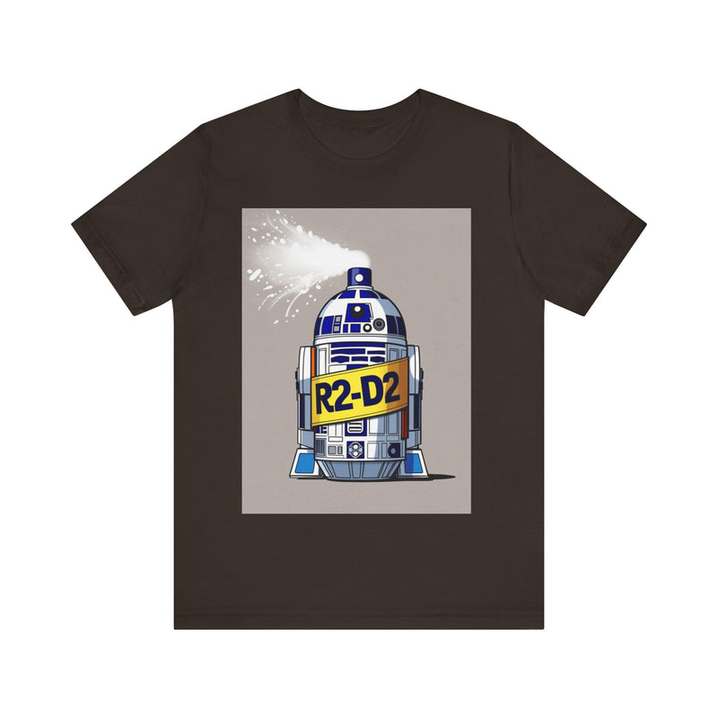 R2-D2 Inspired Unisex Jersey Tee - Fun Graphic Shirt, Space Lover Gift, Nerdy Apparel, Geek Fashion, Birthday Present, Casual Wear