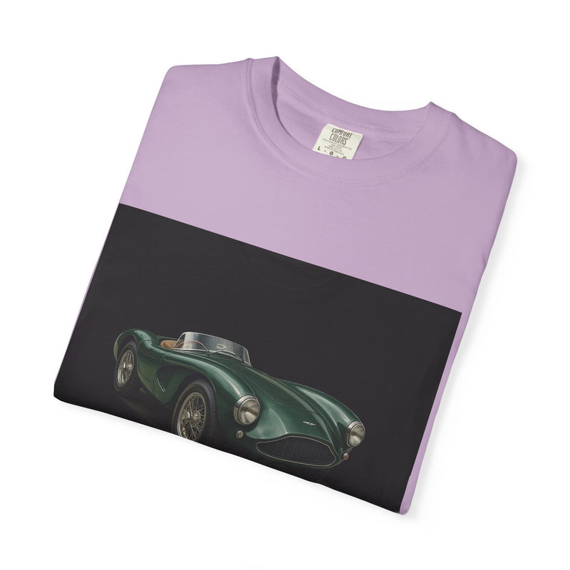 Aston Martin DB3S Unisex Garment-Dyed T-shirt, Car Enthusiast Tee, Vintage Auto Apparel, Perfect Gift for Him, Birthday or Christmas