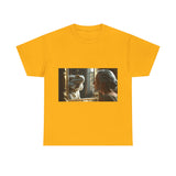 Unisex Heavy Cotton Tee - Playful Nostalgia Shirt, Casual Wear, Gift for Friends, Movie Night, Unique Graphic Tee